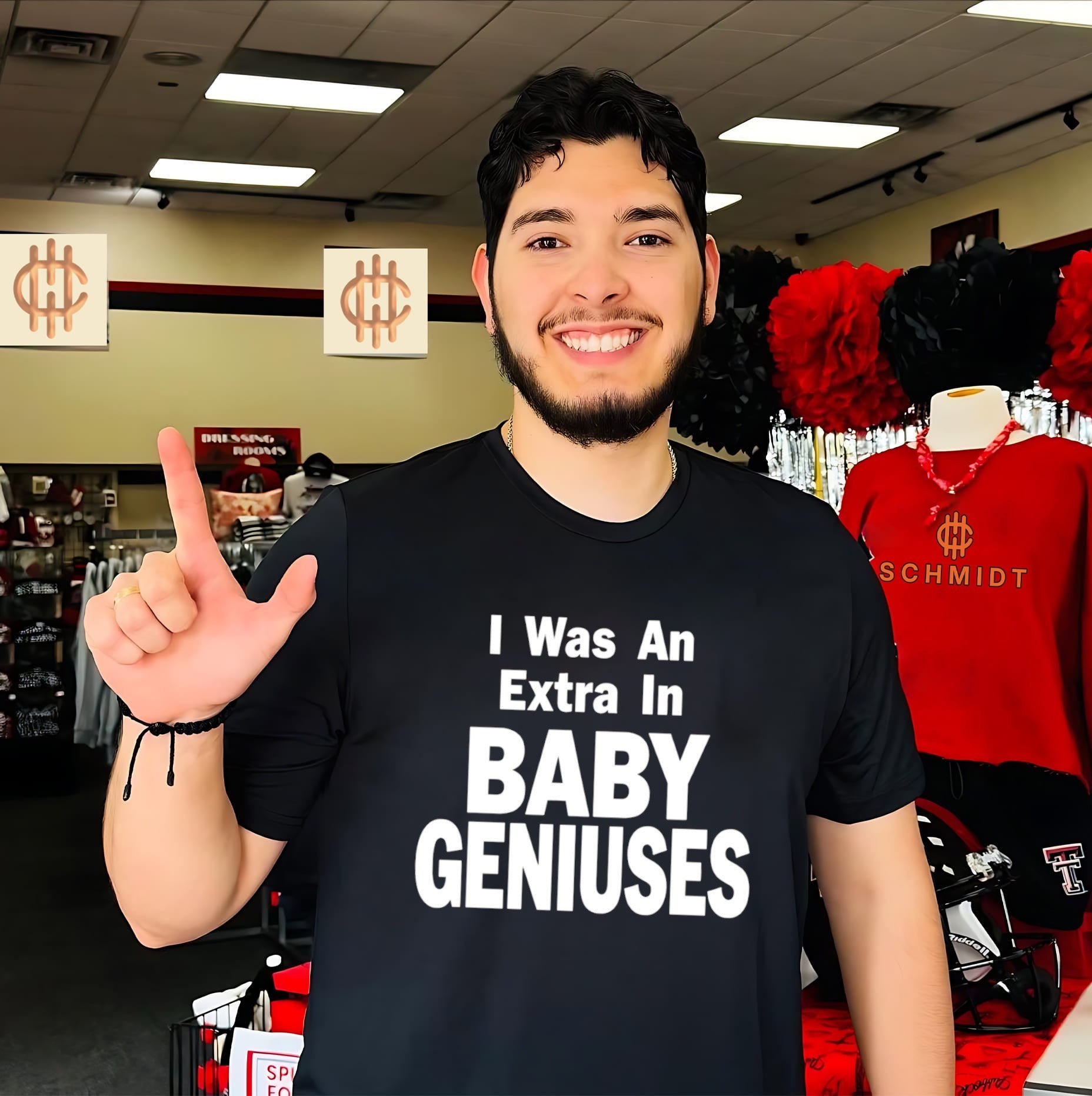 I Was an Extra in Baby Geniuses film production shirt