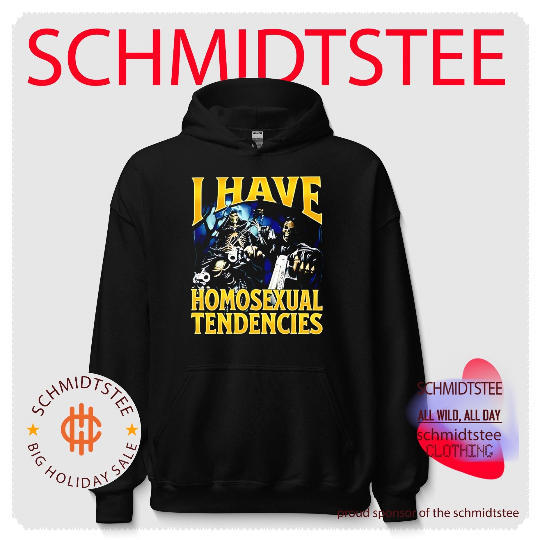 I have homosexual tendencies hard skeleton shirt