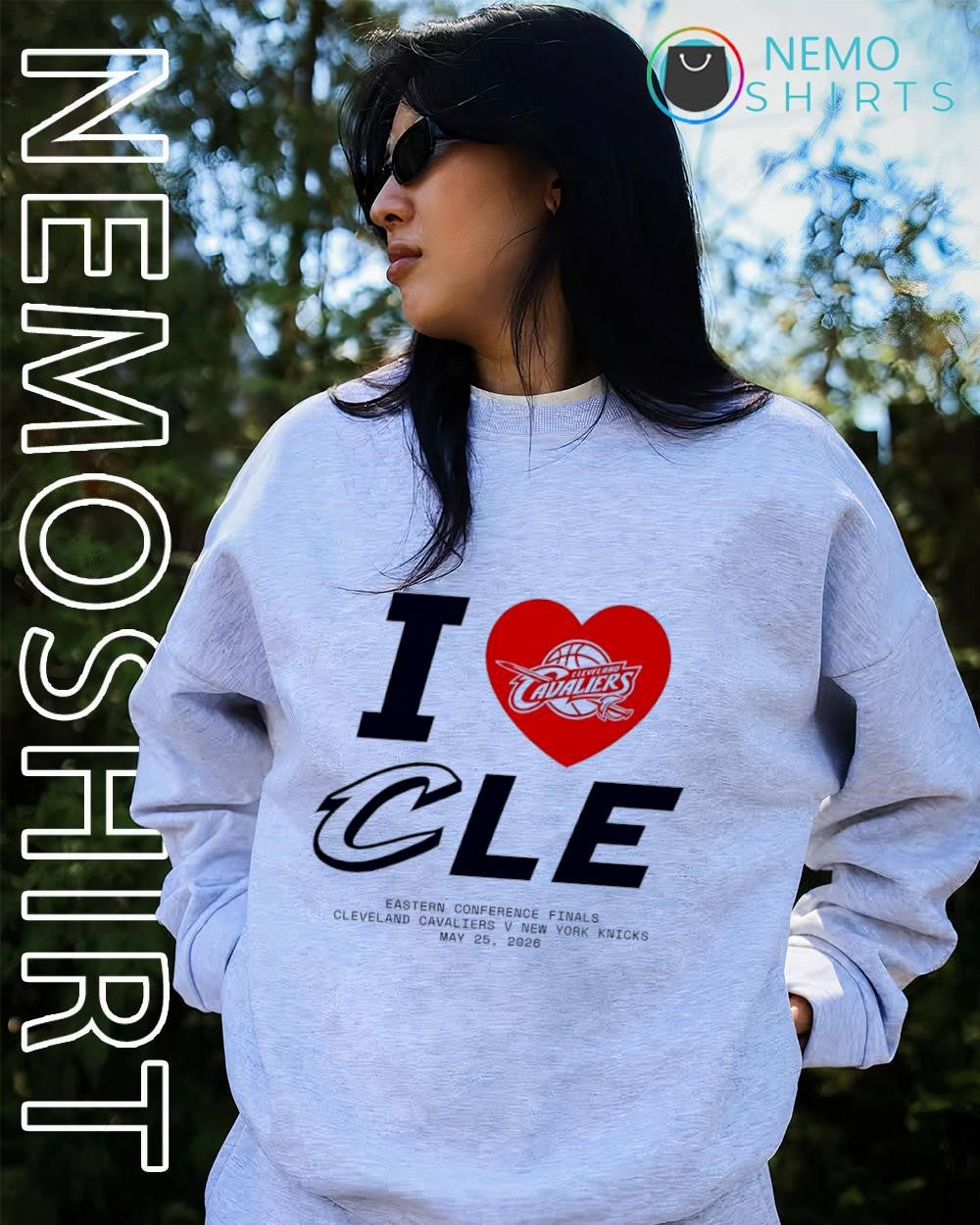 I love Cle Eastern Conference Finals Cleveland Avaliers vs New York Knicks May 25 2026 shirt