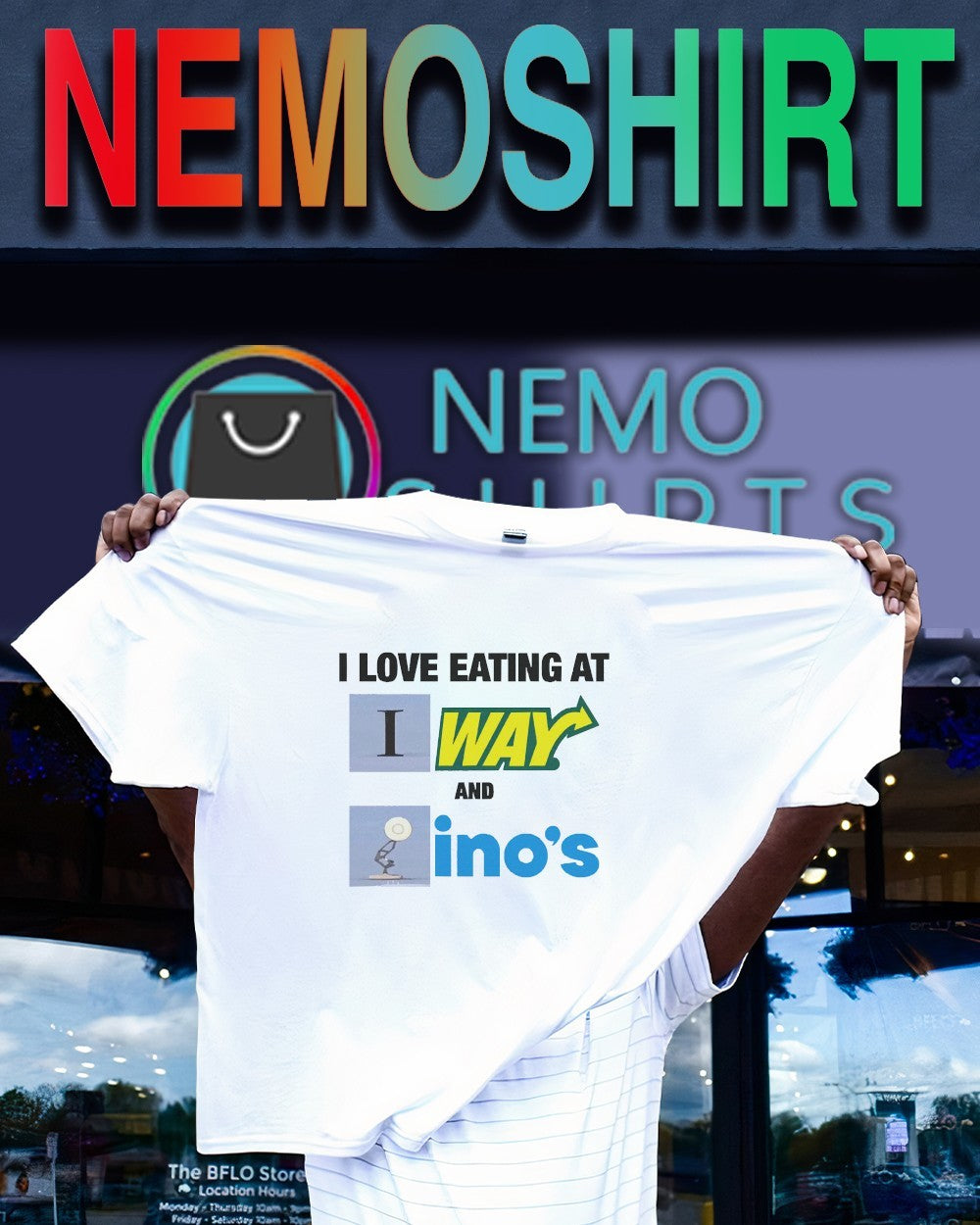 I love eating at Subway and Dominos shirt