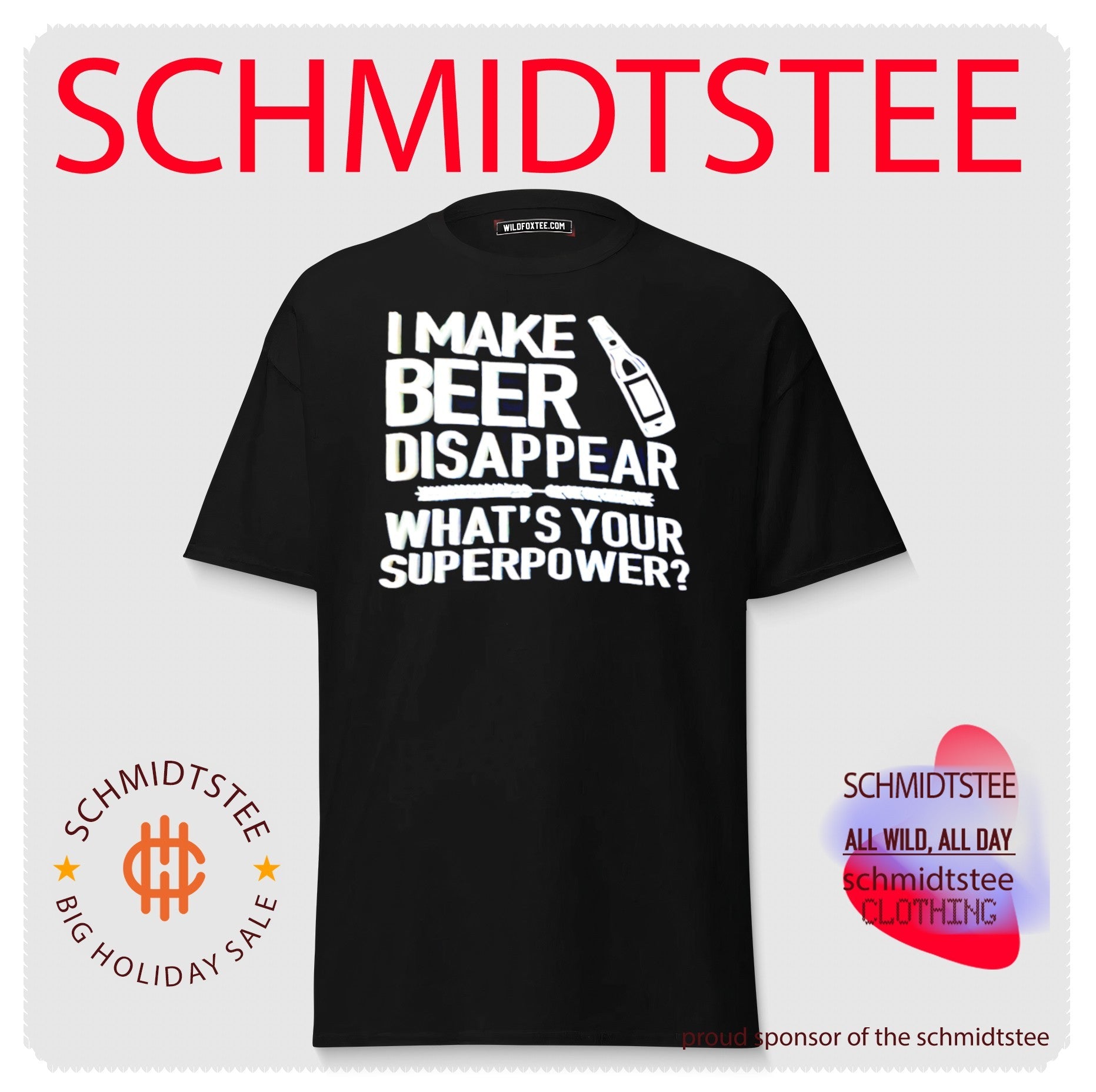 I make beer disappear what’s your superpower text shirt