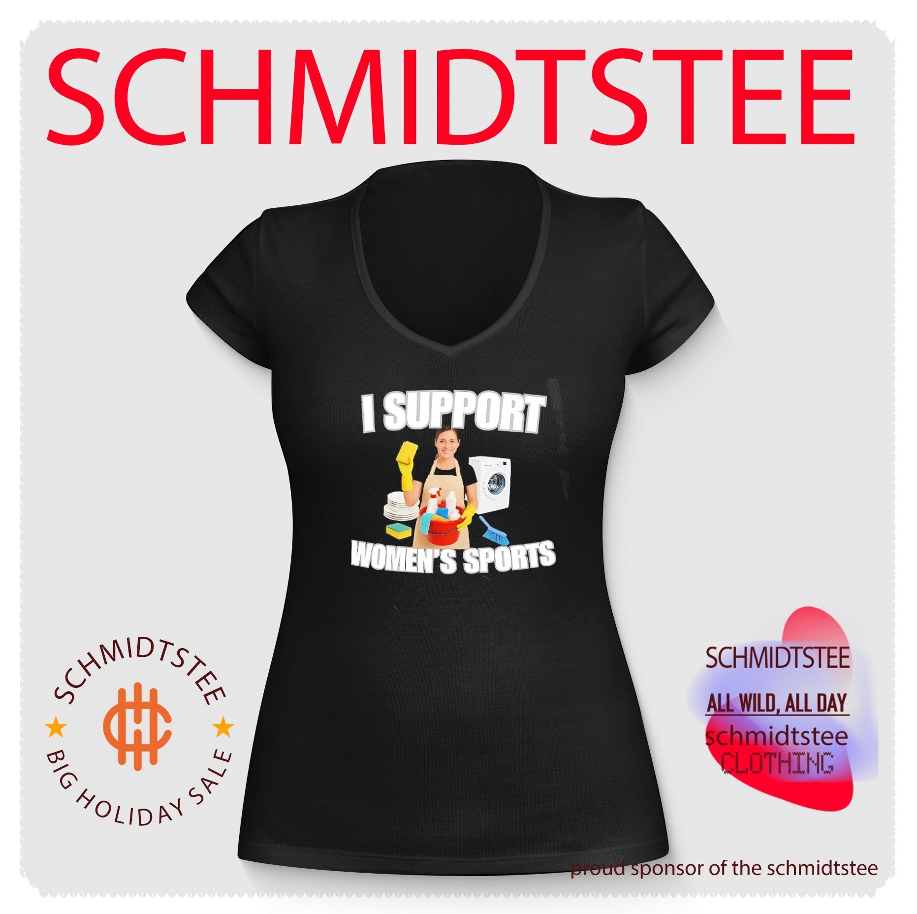 I support women’s sports shirt