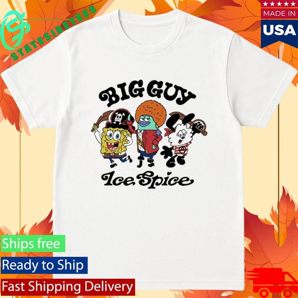 Ice Spice X Verdy x Spongebob Big Guy Shirt