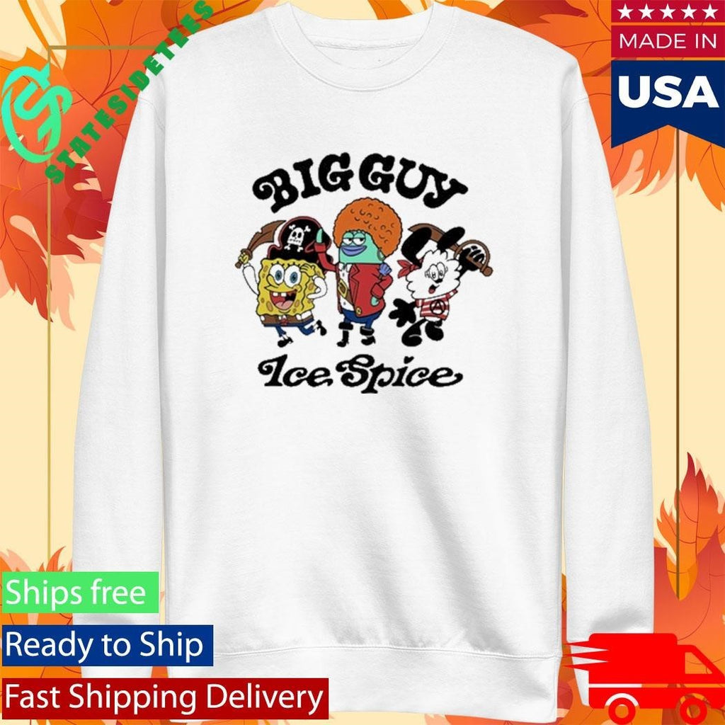 Ice Spice X Verdy x Spongebob Big Guy Shirt