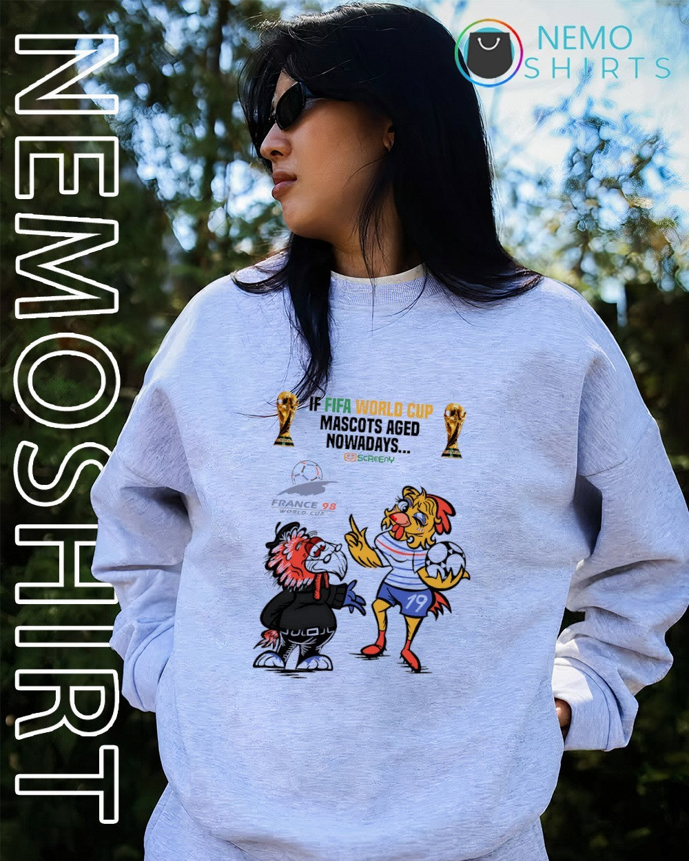 If FIFA World Cup mascots aged nowadays France 98 World Cup shirt