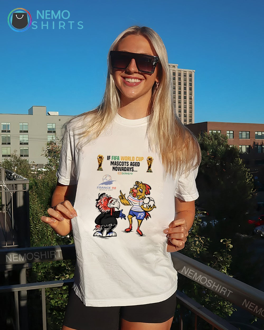If FIFA World Cup mascots aged nowadays France 98 World Cup shirt