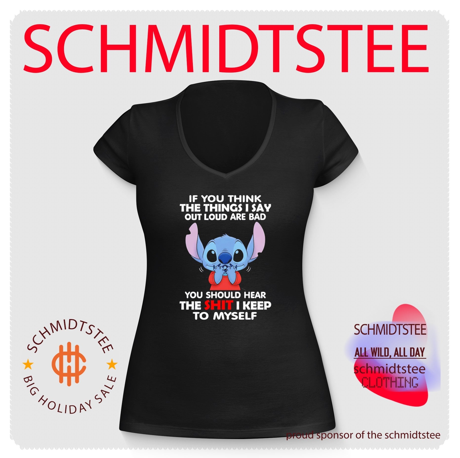 If you think the things I say out loud are bad you should hear Stitch shirt