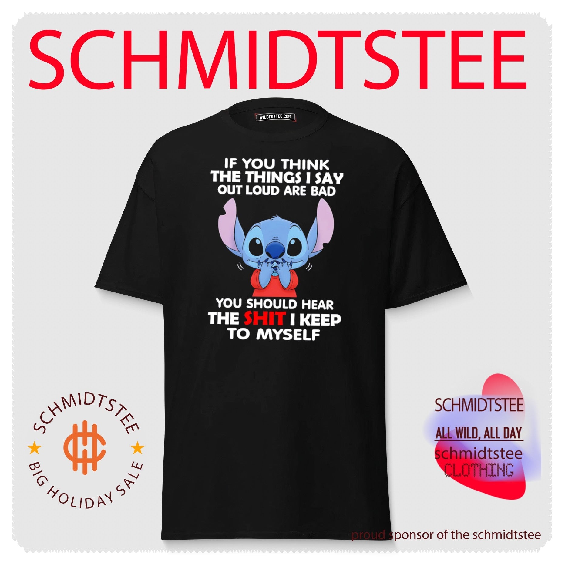 If you think the things I say out loud are bad you should hear Stitch shirt