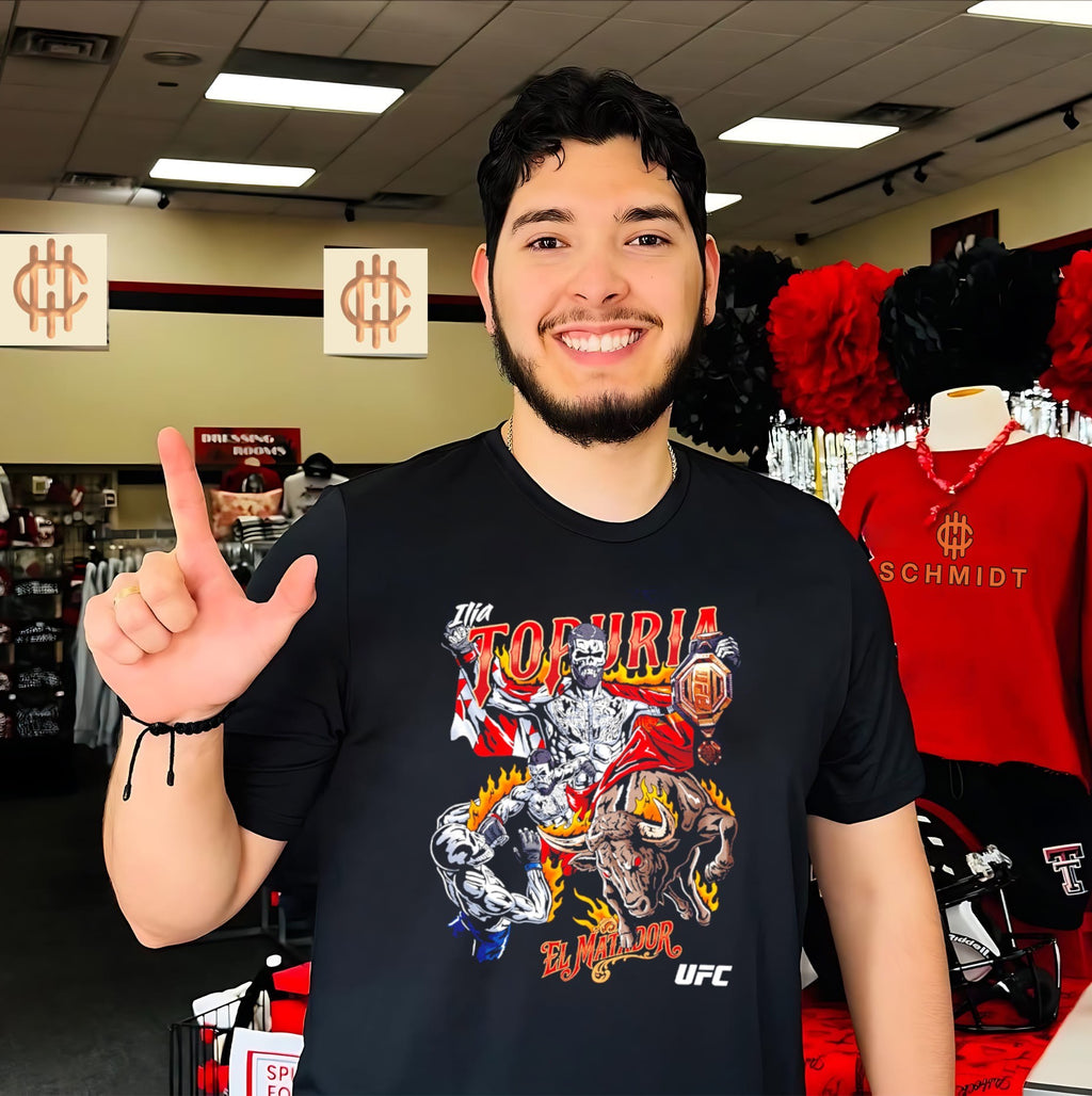 Ilia Topuria El Matador Hand Drawn Artwork shirt