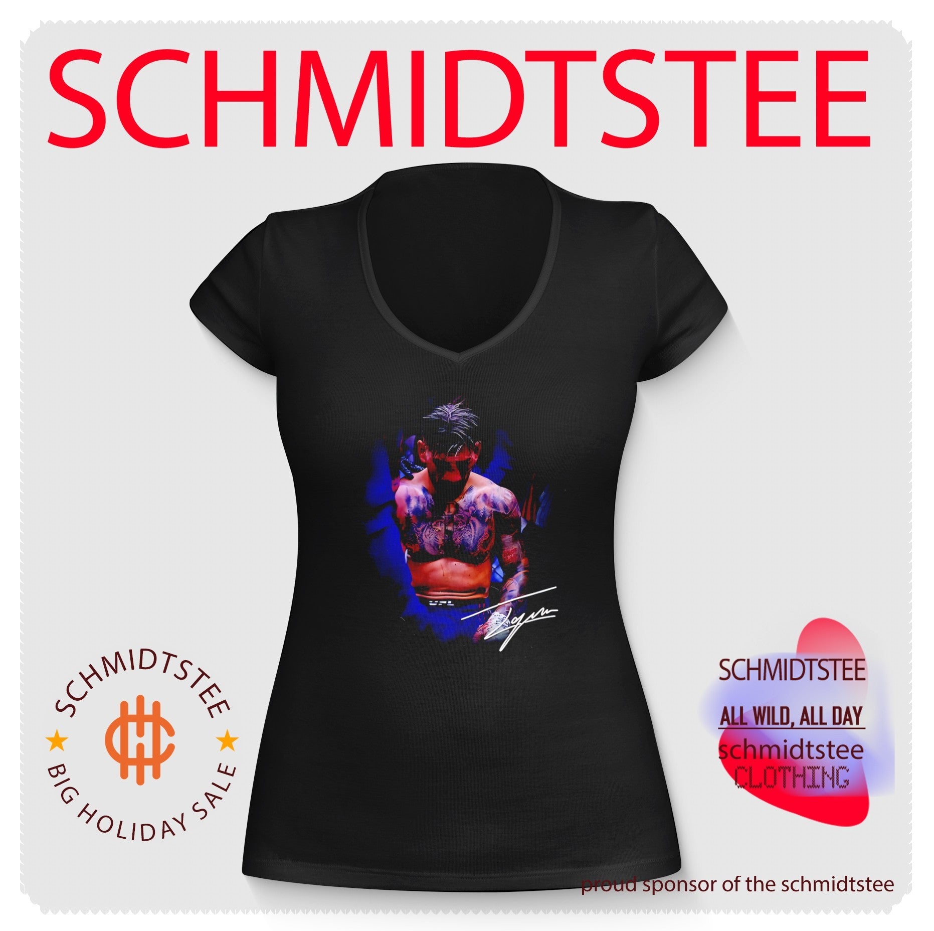 Ilia Topuria UFC signature potrait shirt