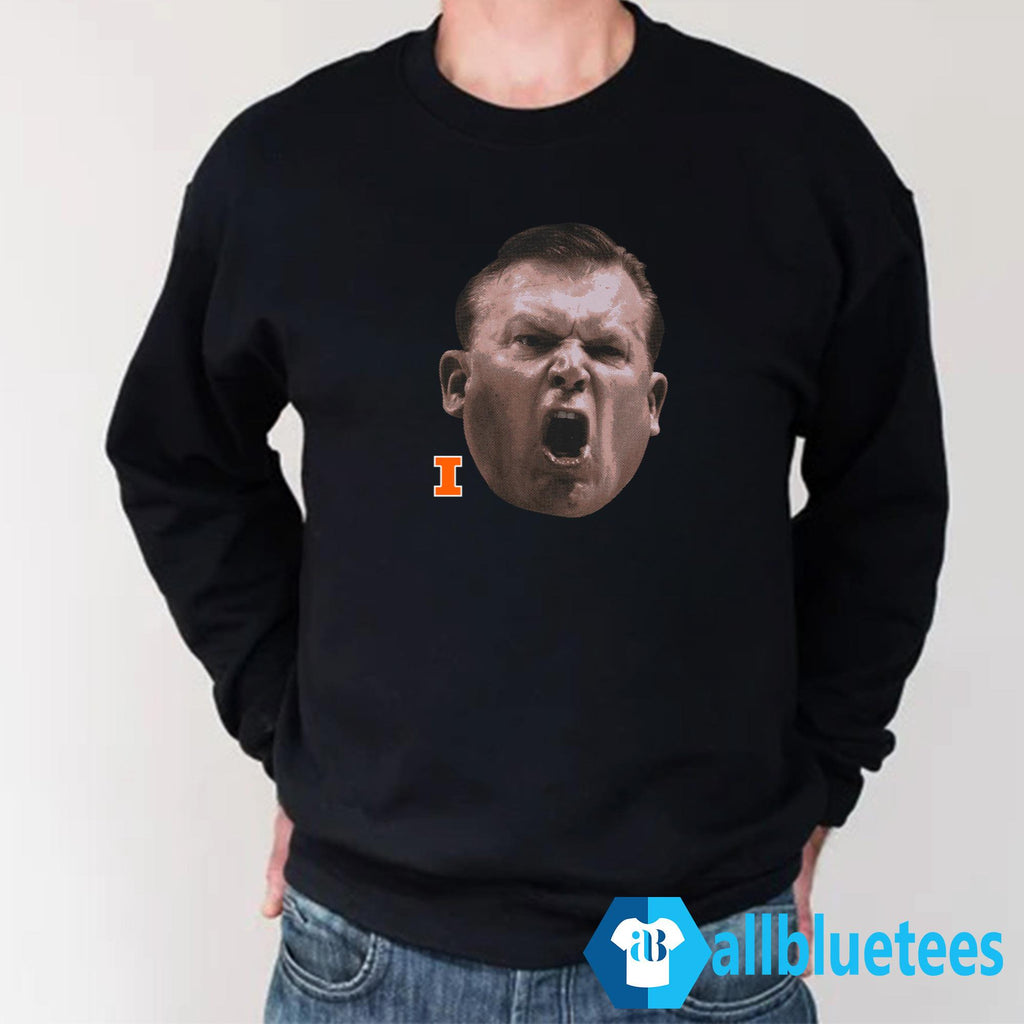 Illinois Coach Brad Big Head Sweatshirt