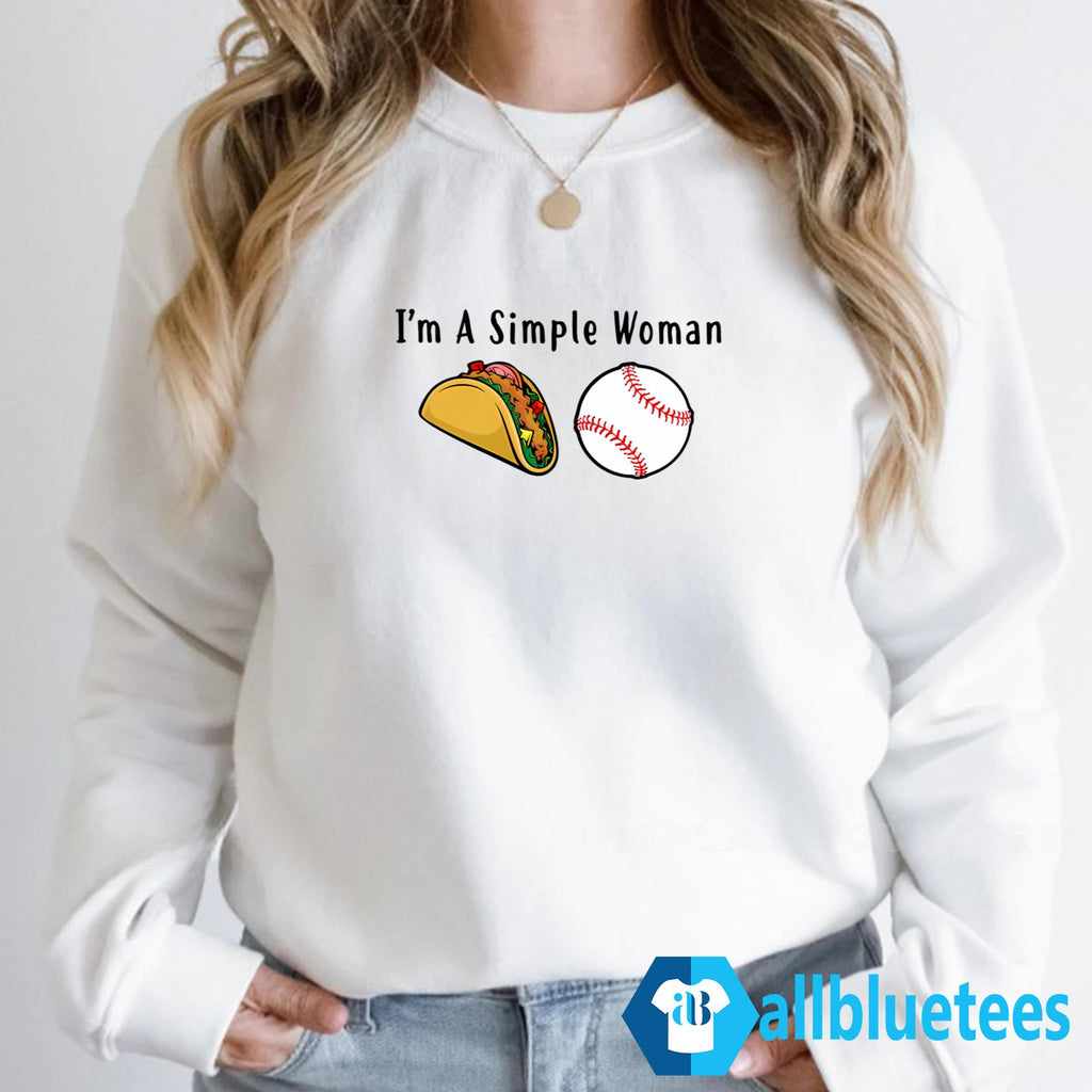 I’m A Simple Woman Tacos Baseball Shirt