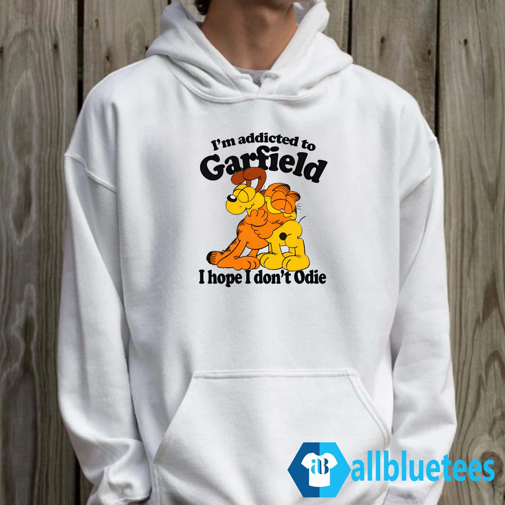 I’m Addicted To Orange Cat Hope I Don’t Odie Shirt