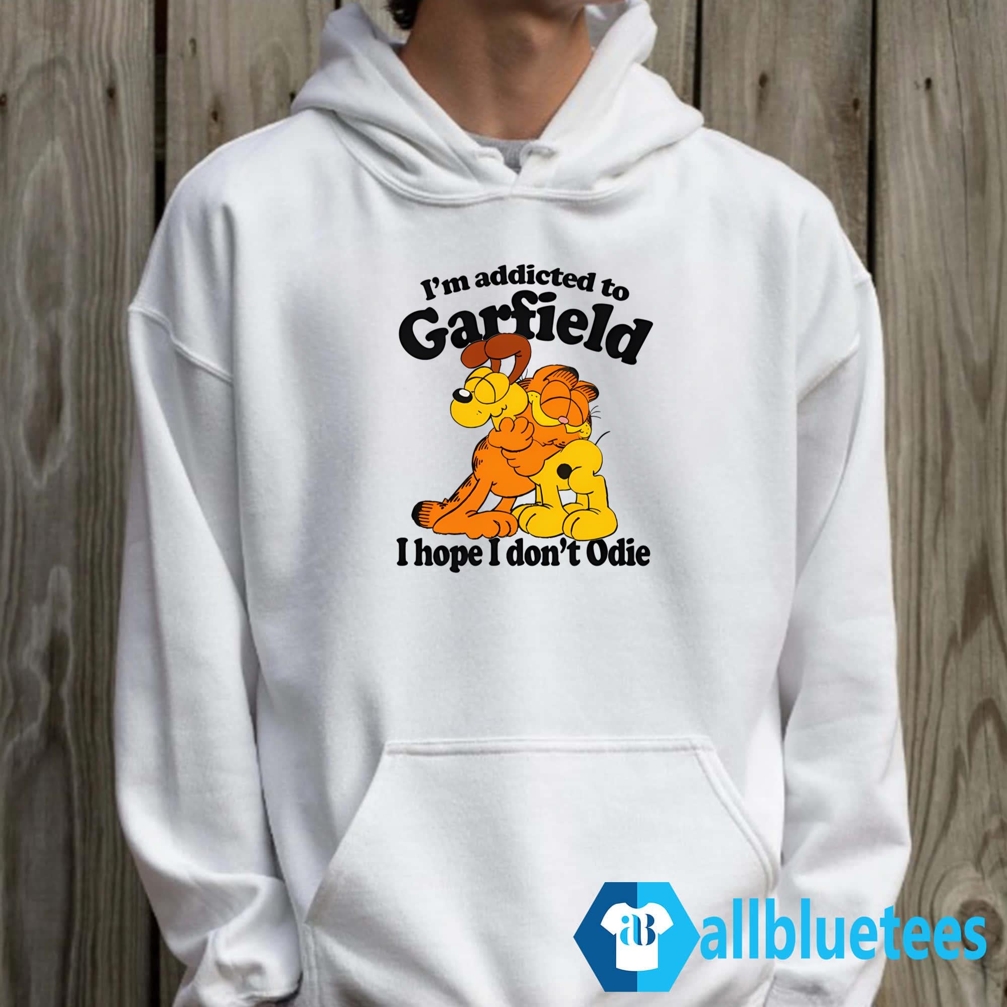 I’m Addicted To Orange Cat Hope I Don’t Odie Shirt