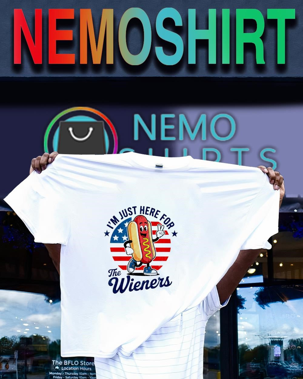 I’m Just Here for the Wieners America 250 July 4th shirt