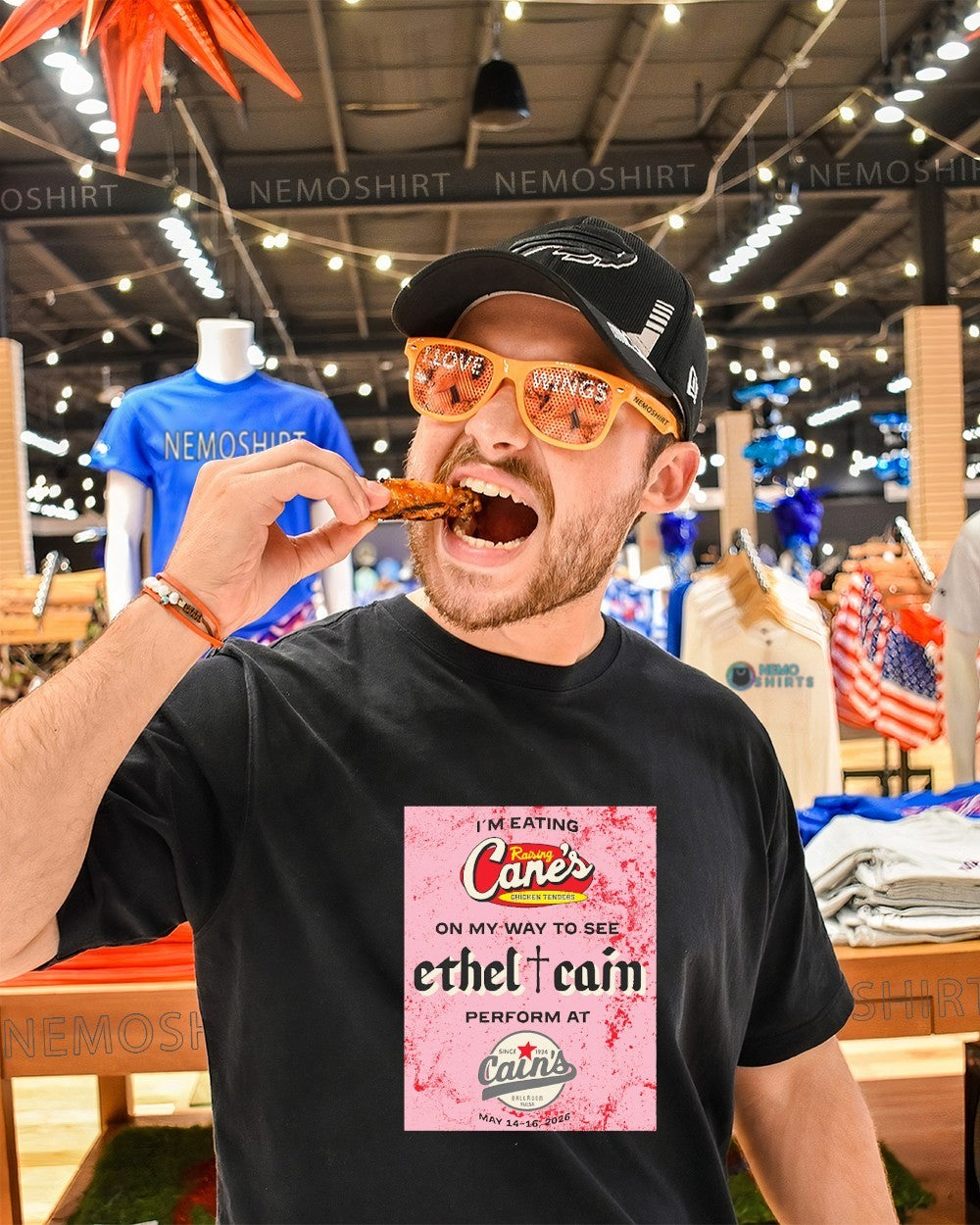 I’m eating Cane’s on my way to see Ethel Cain perform at Cain’s Ballroom Tulsa May 2026 shirt