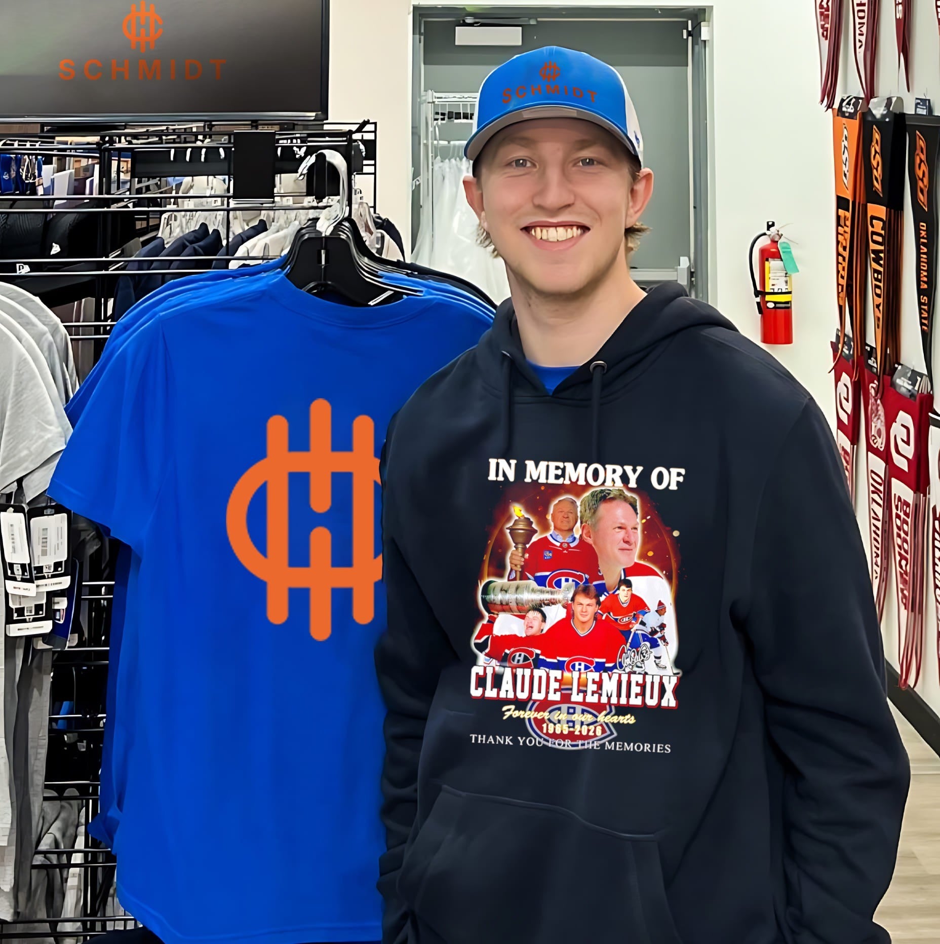 In memory of Claude Lemieux Montreal Canadiens forever in our hearts shirt