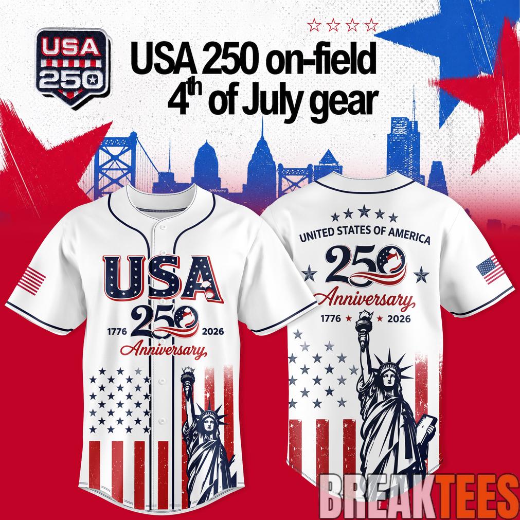 Independence Day 2026 – The USA 250 Anniversary Baseball Jersey