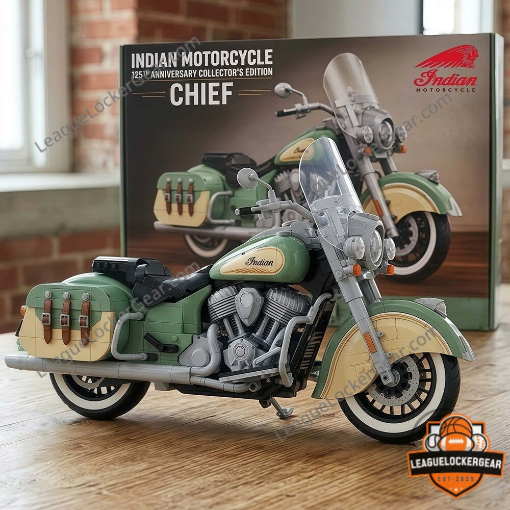 Indian Motorcycle 125th Anniversary Collection Building Block Set