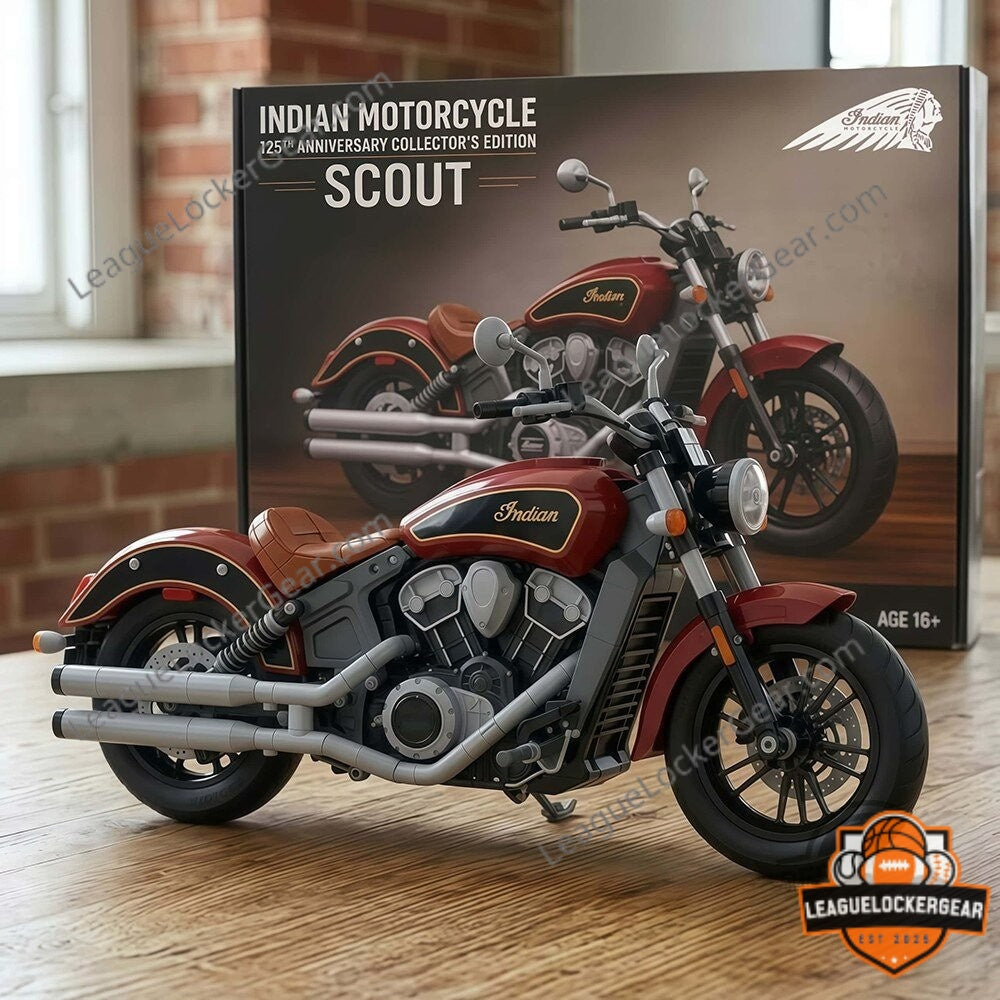 Indian Motorcycle 125th Anniversary Collection Building Block Set