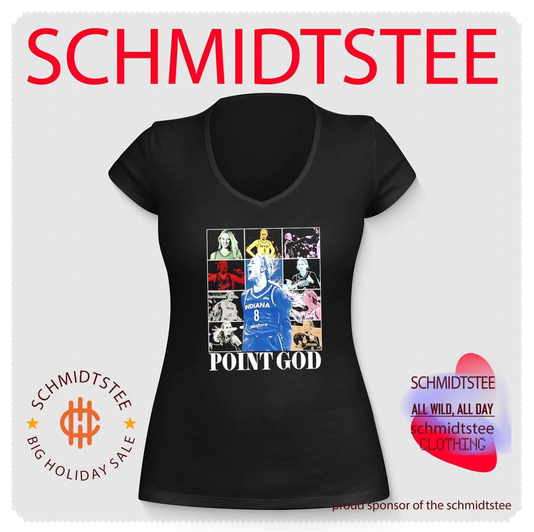 Indiana Fever Sophie Cunningham Point God The Eras Tour shirt