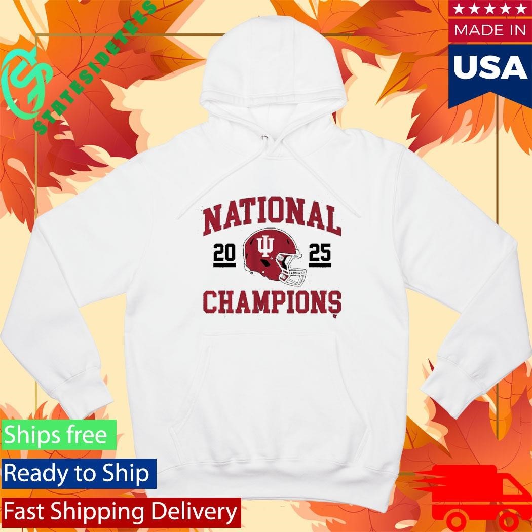 Indiana Football 2025 CFP National Champions Helmet Shirt