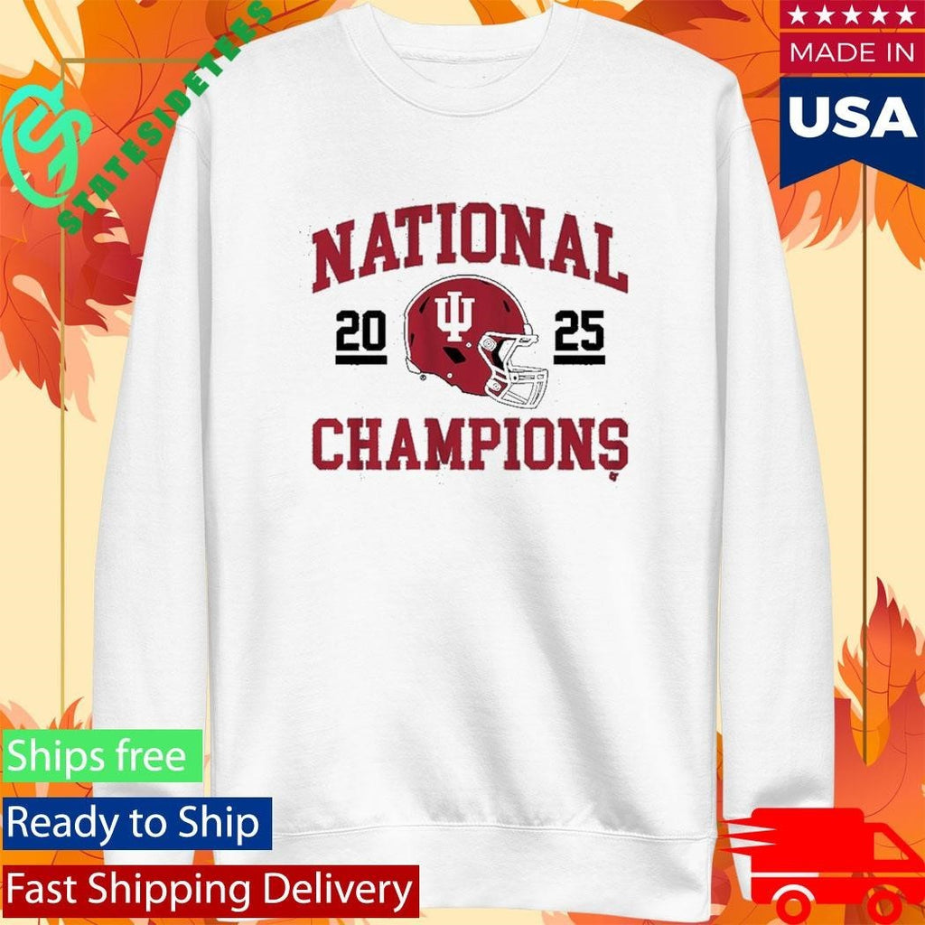 Indiana Football 2025 CFP National Champions Helmet Shirt