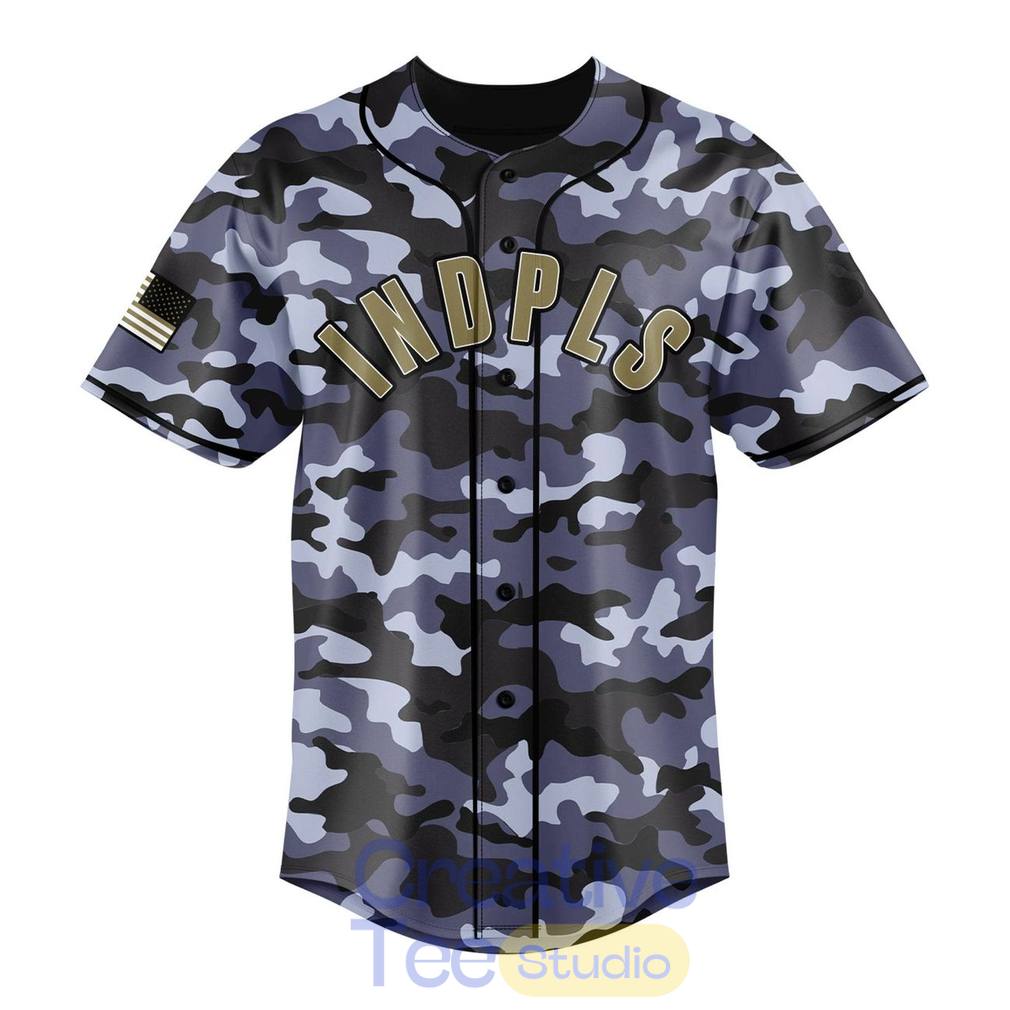 Indianapolis Indians 2026 Memorial Day Camo Custom Jersey