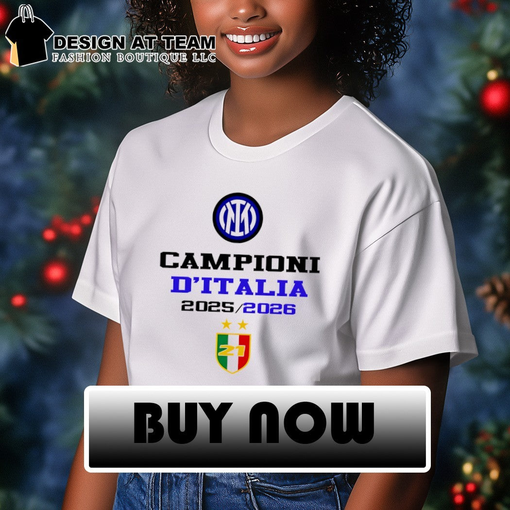 Inter Milan Campioni D’Italia 2025 26 Serie A 21 shirt