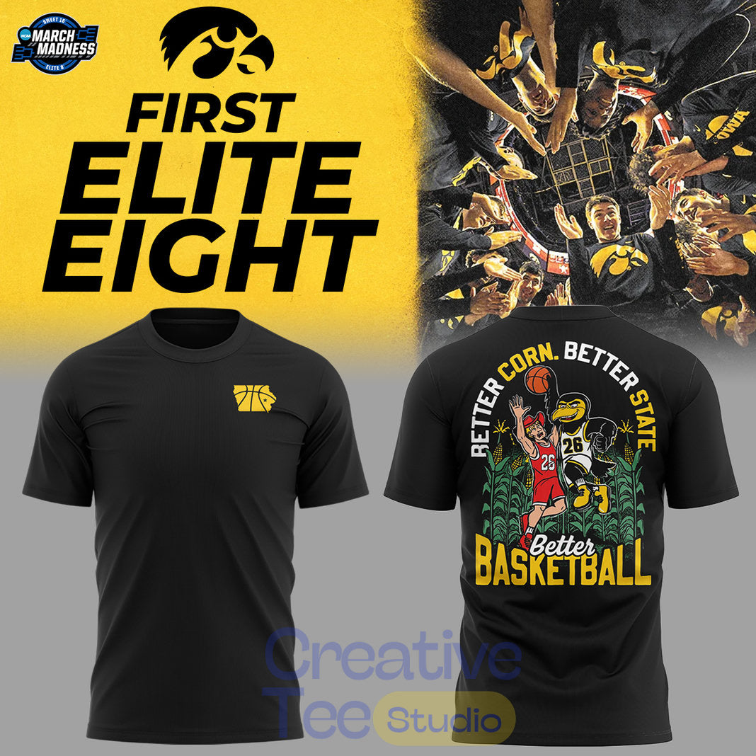Iowa Hawkeyes 2026 March Madness Elite Eight T-Shirt