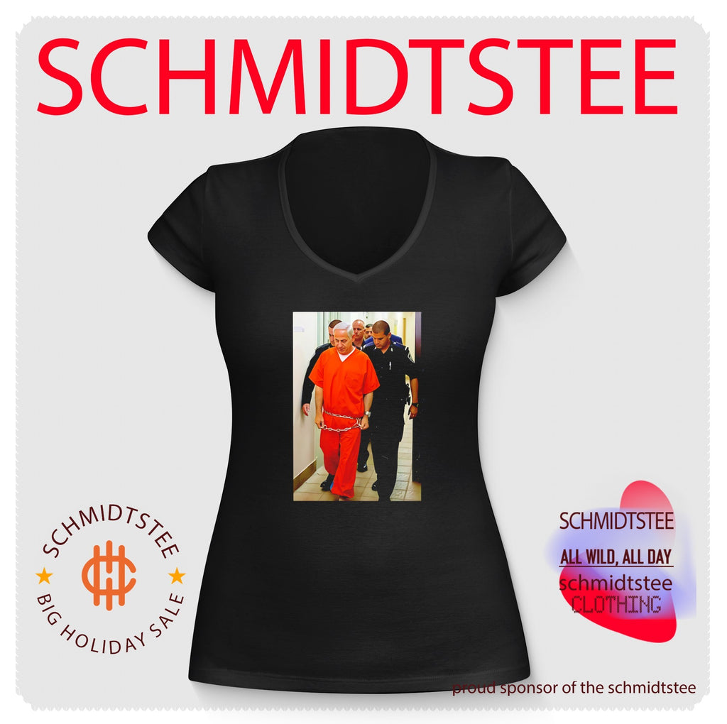 Israeli Prime Minister Benjamin Netanyahu going jail shirt