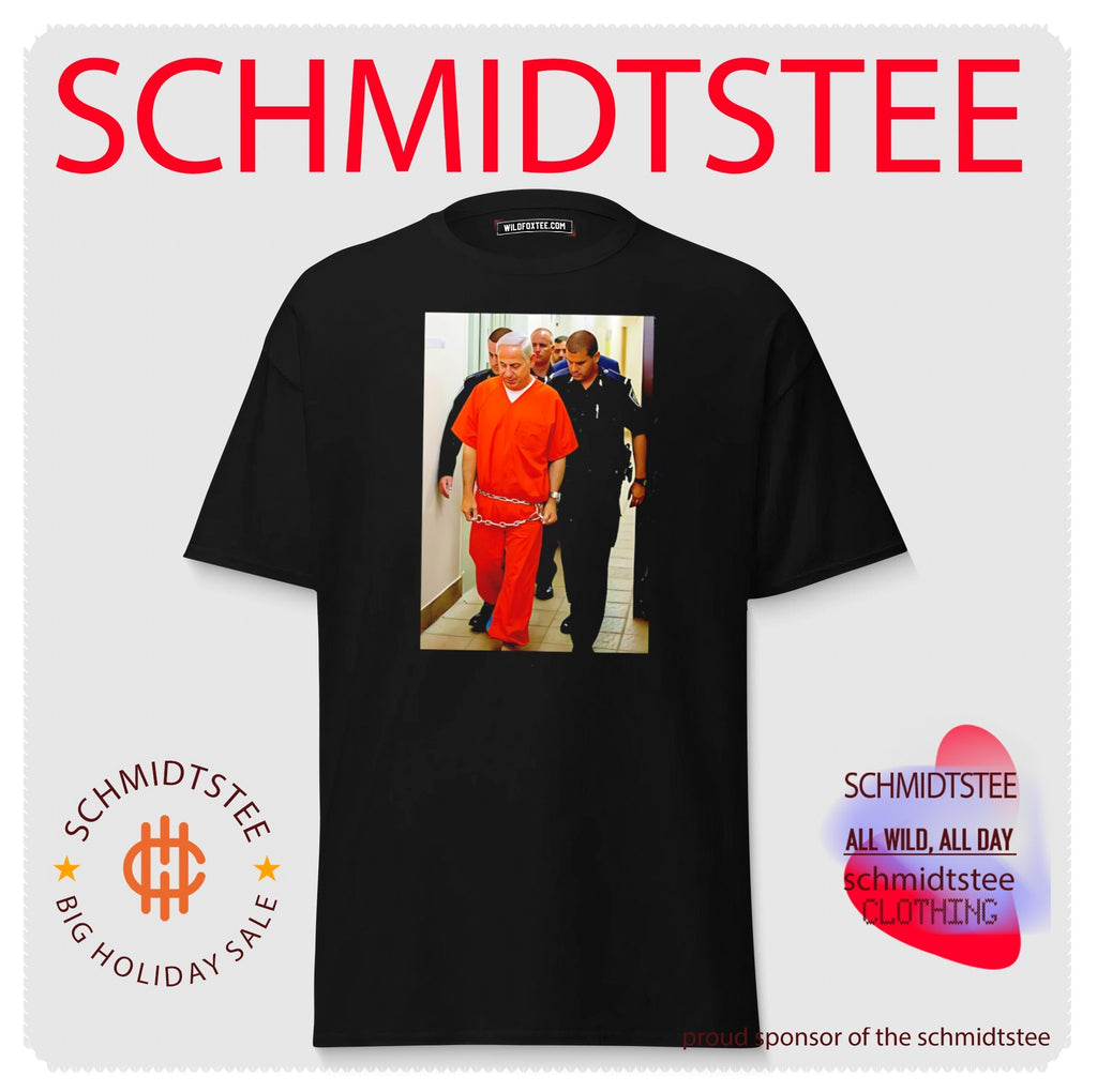 Israeli Prime Minister Benjamin Netanyahu going jail shirt