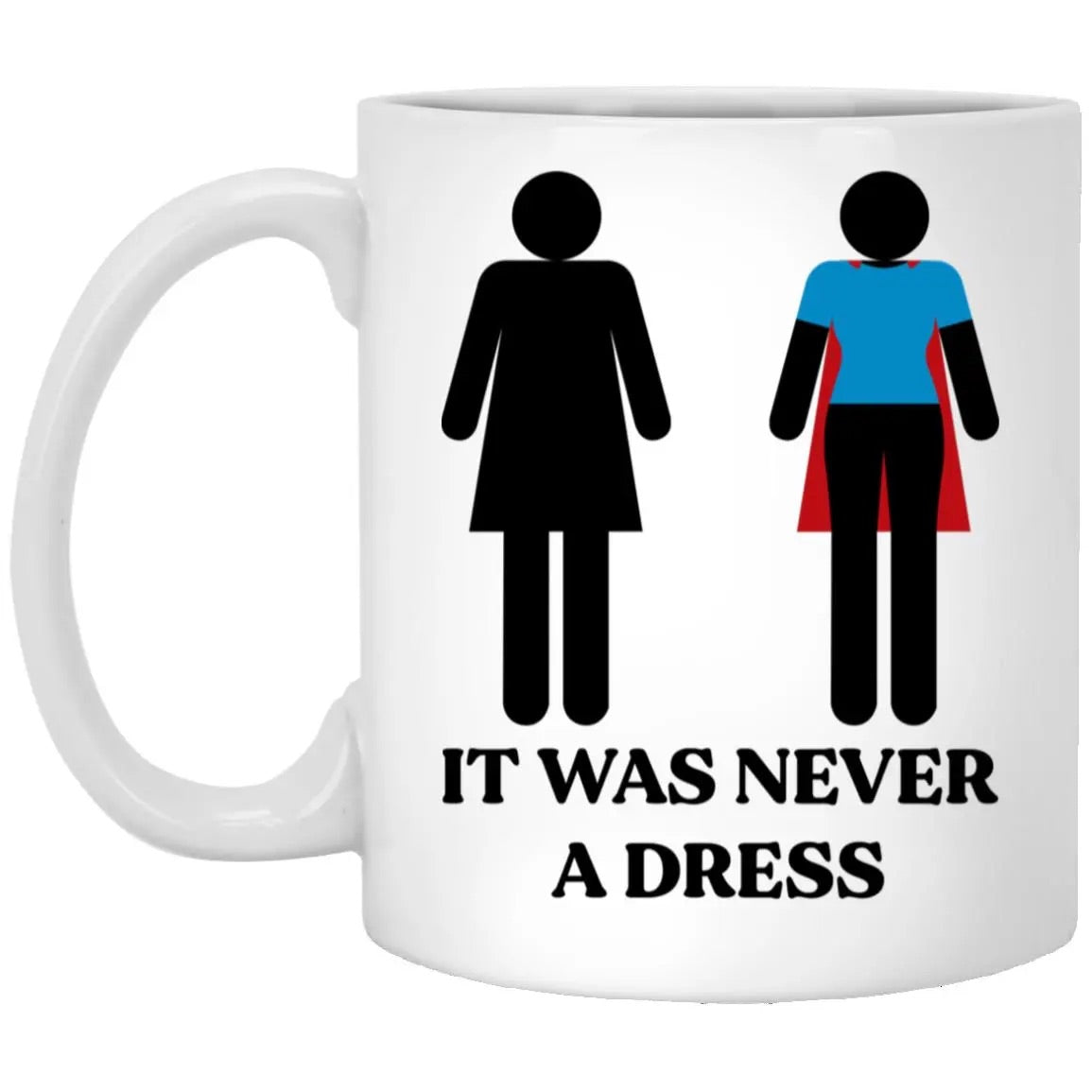 It Was Never A Dress Mug