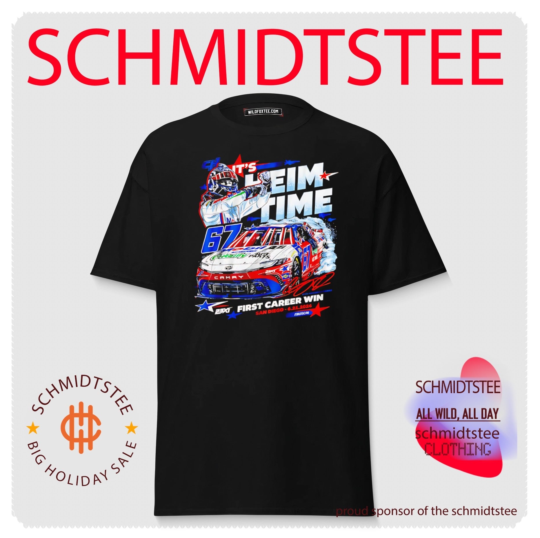 It’s Heim time first career win San Diego vintage shirt