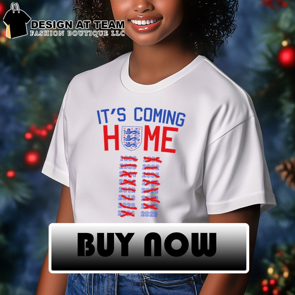 It’s coming home Three Lions England World Cup 1996 2026 shirt
