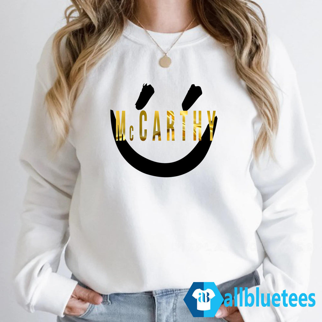 JJ McCarthy Smiley Face Shirt