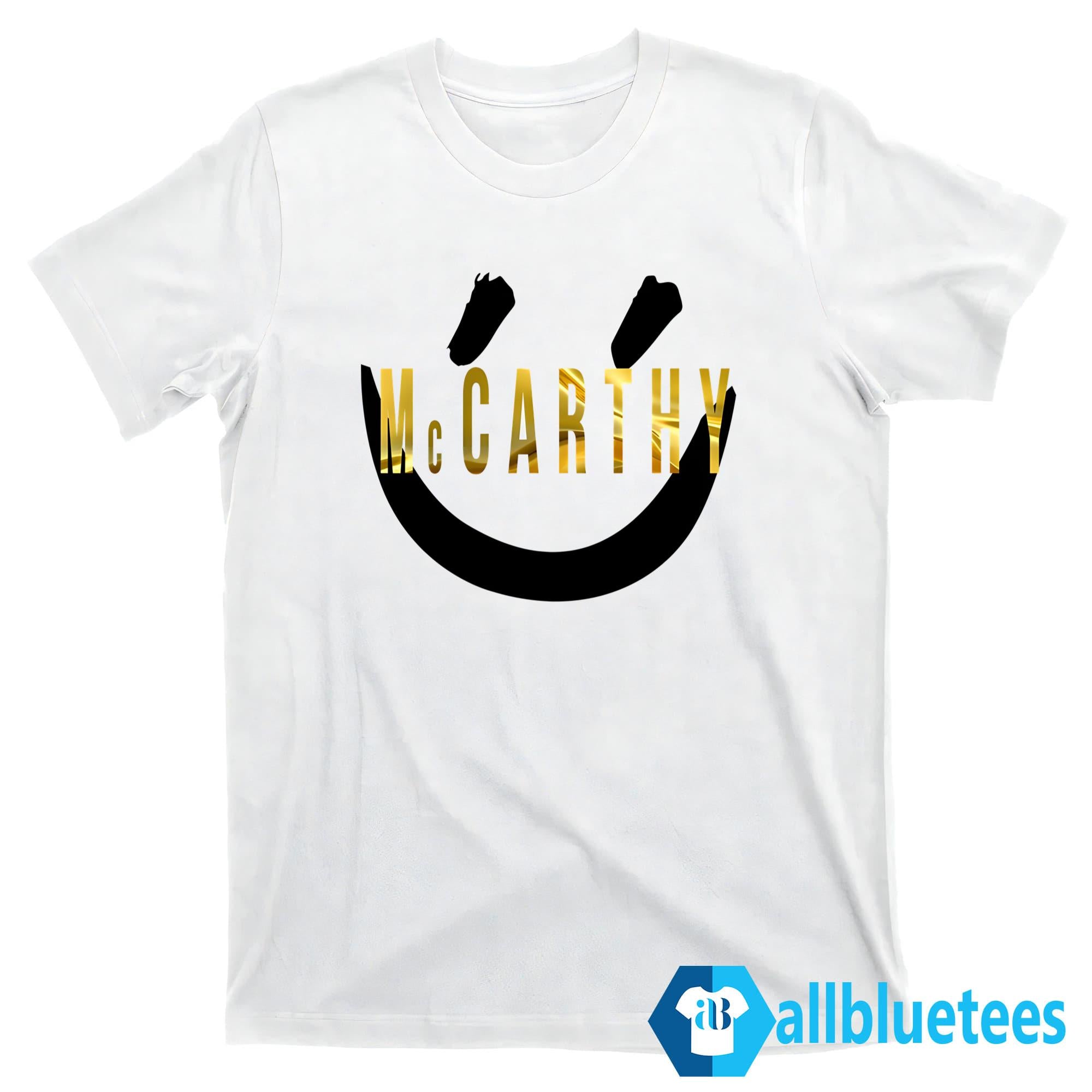 JJ McCarthy Smiley Face Shirt