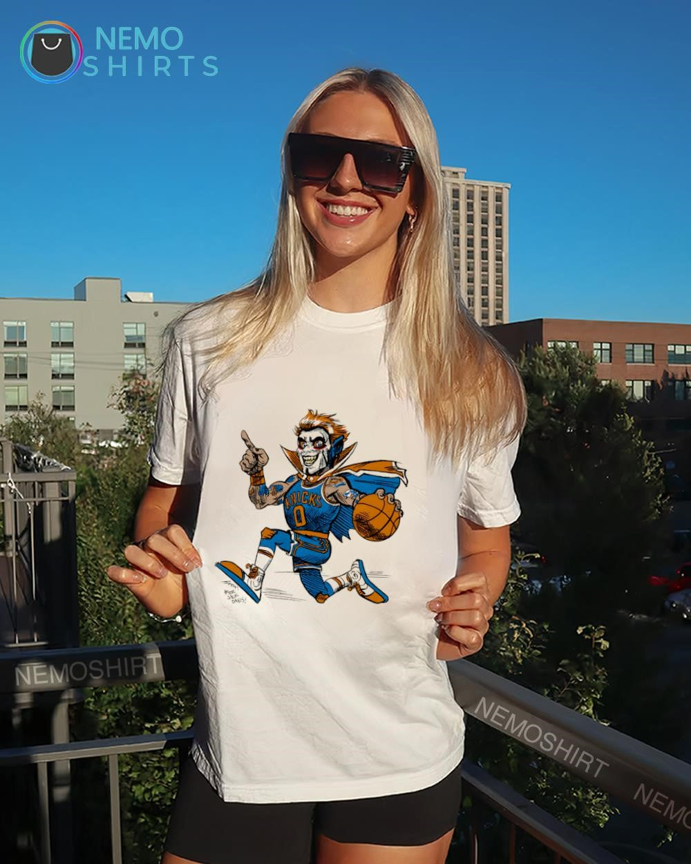 Jack Davis New York Knicks Danhausen comic book shirt
