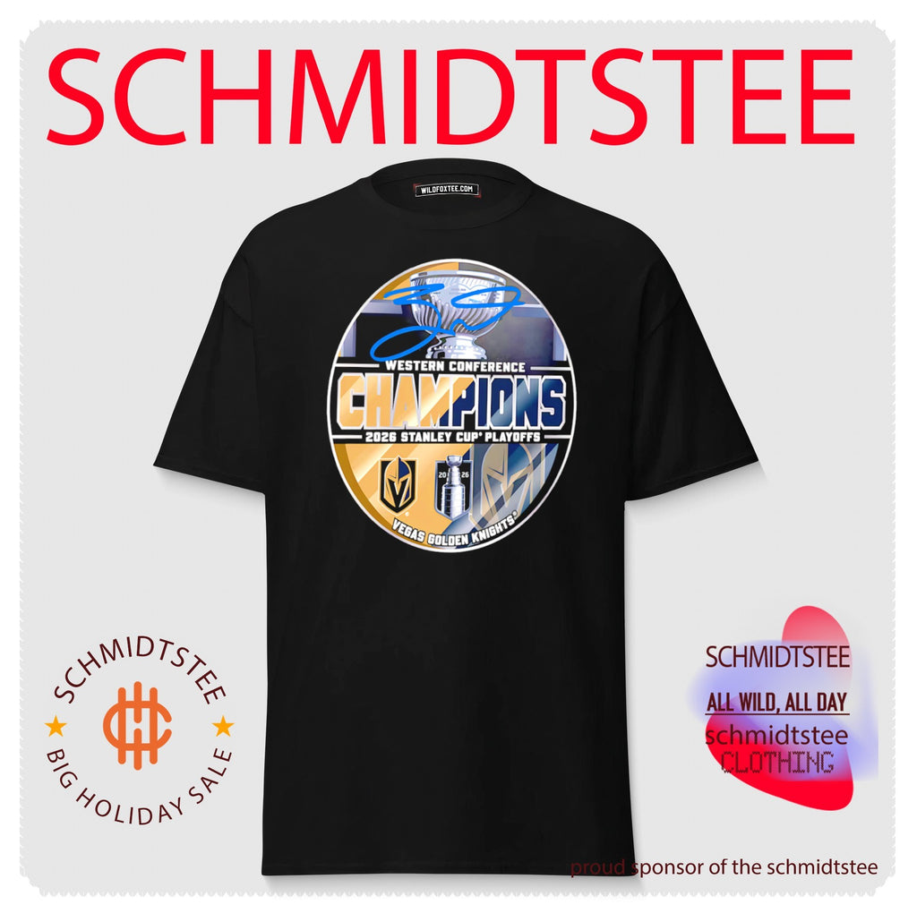 Jack Eichel Vegas Golden Knights 2026 Western Conference Champions signature shirt