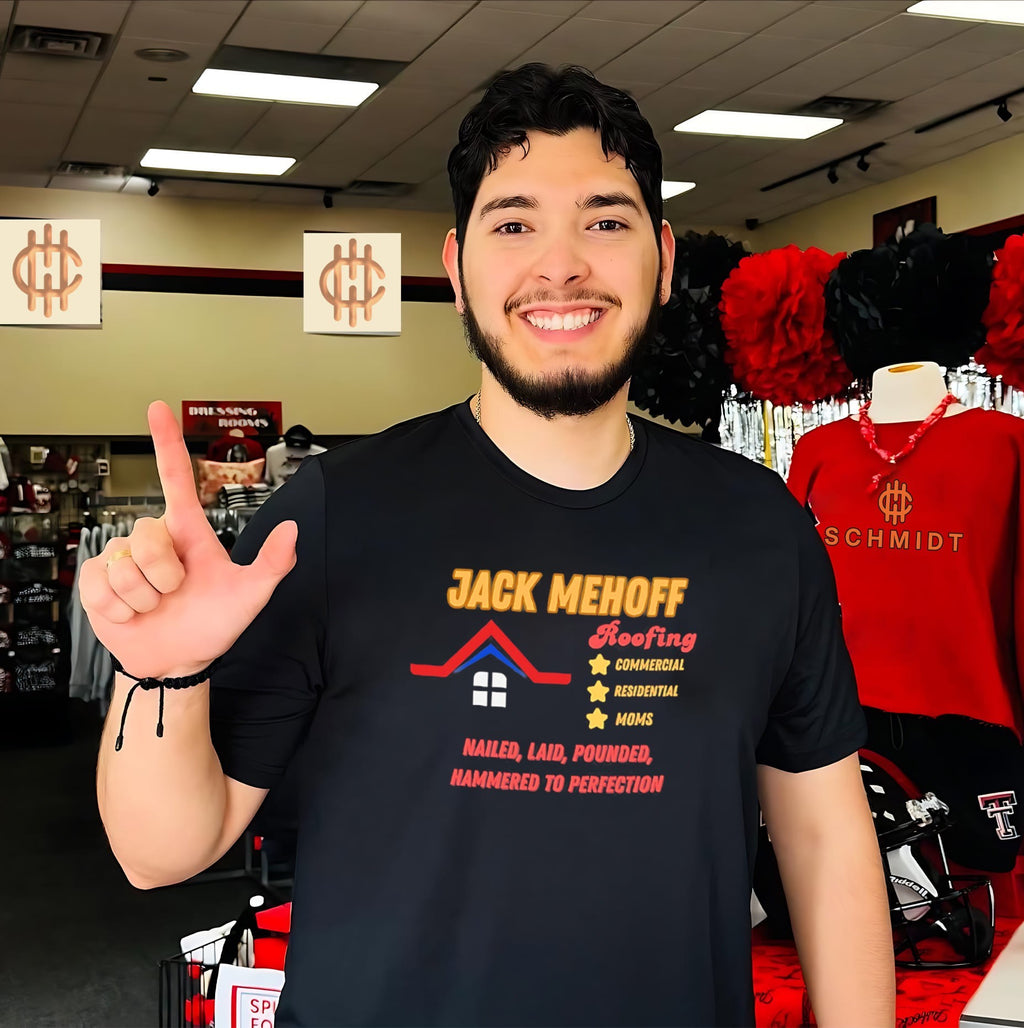 Jack Mehoff Roofing shirt