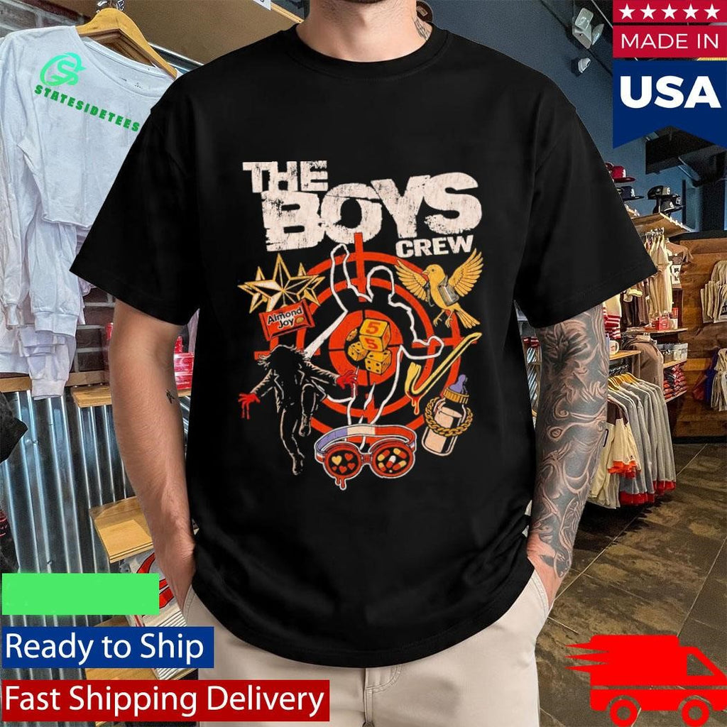 Jack Quaid Hughie Campbell The Boys Crew Shirt