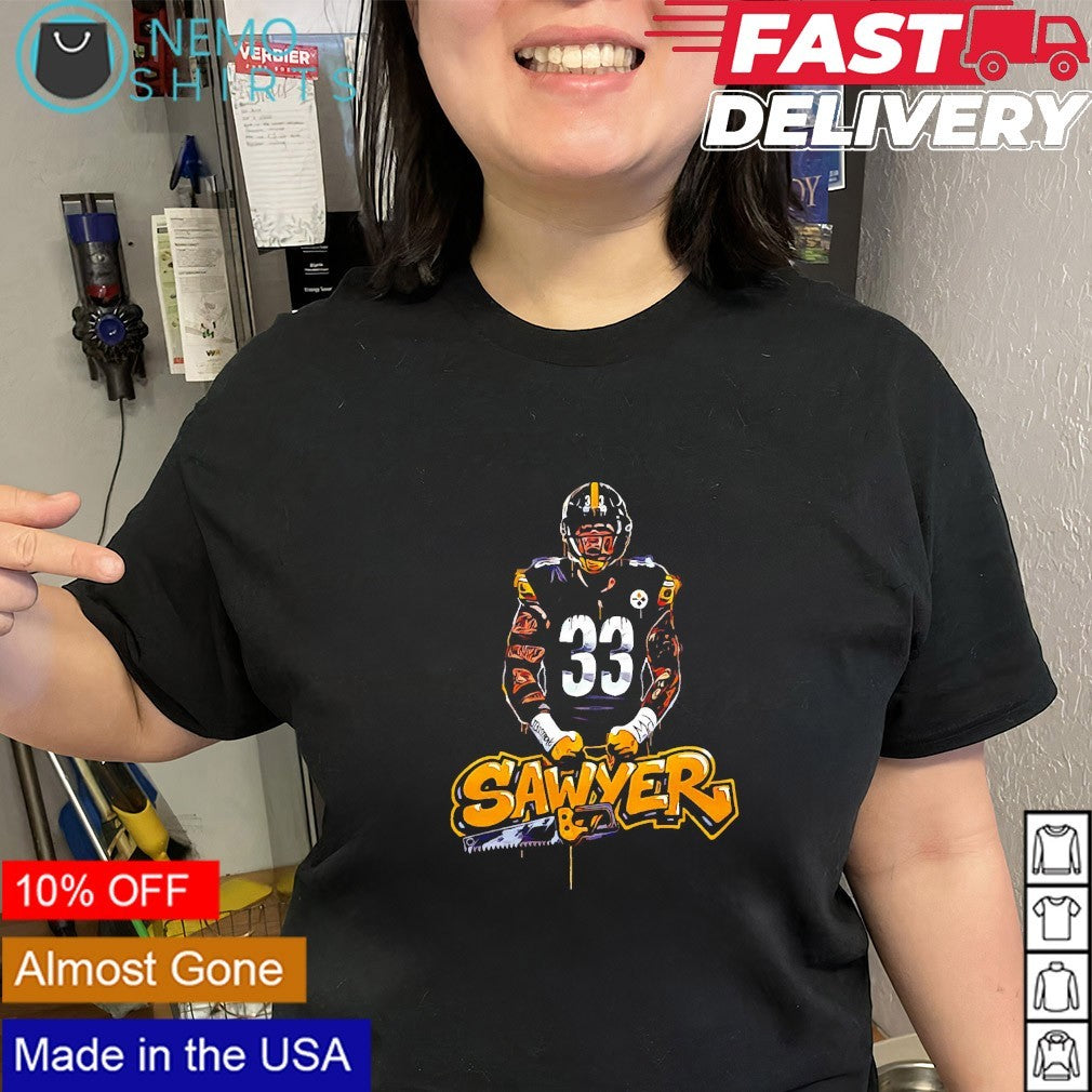 Jack Sawyer Pittsburgh Steelers first career interception Acrisure Stadium shirt