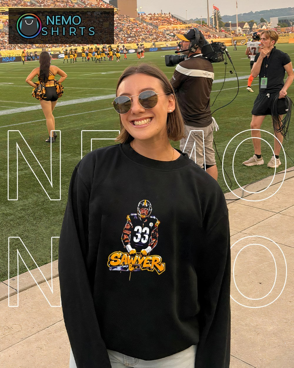 Jack Sawyer Pittsburgh Steelers first career interception Acrisure Stadium shirt