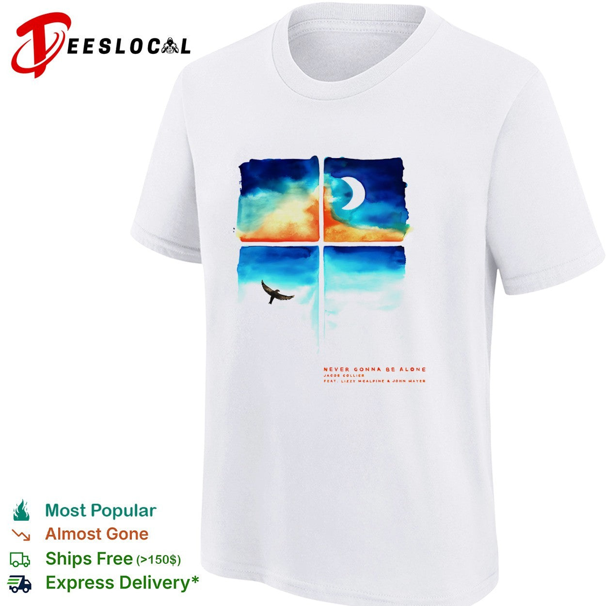 Jacob Collier 2026 Never Gonna Be Alone four photo vintage shirt