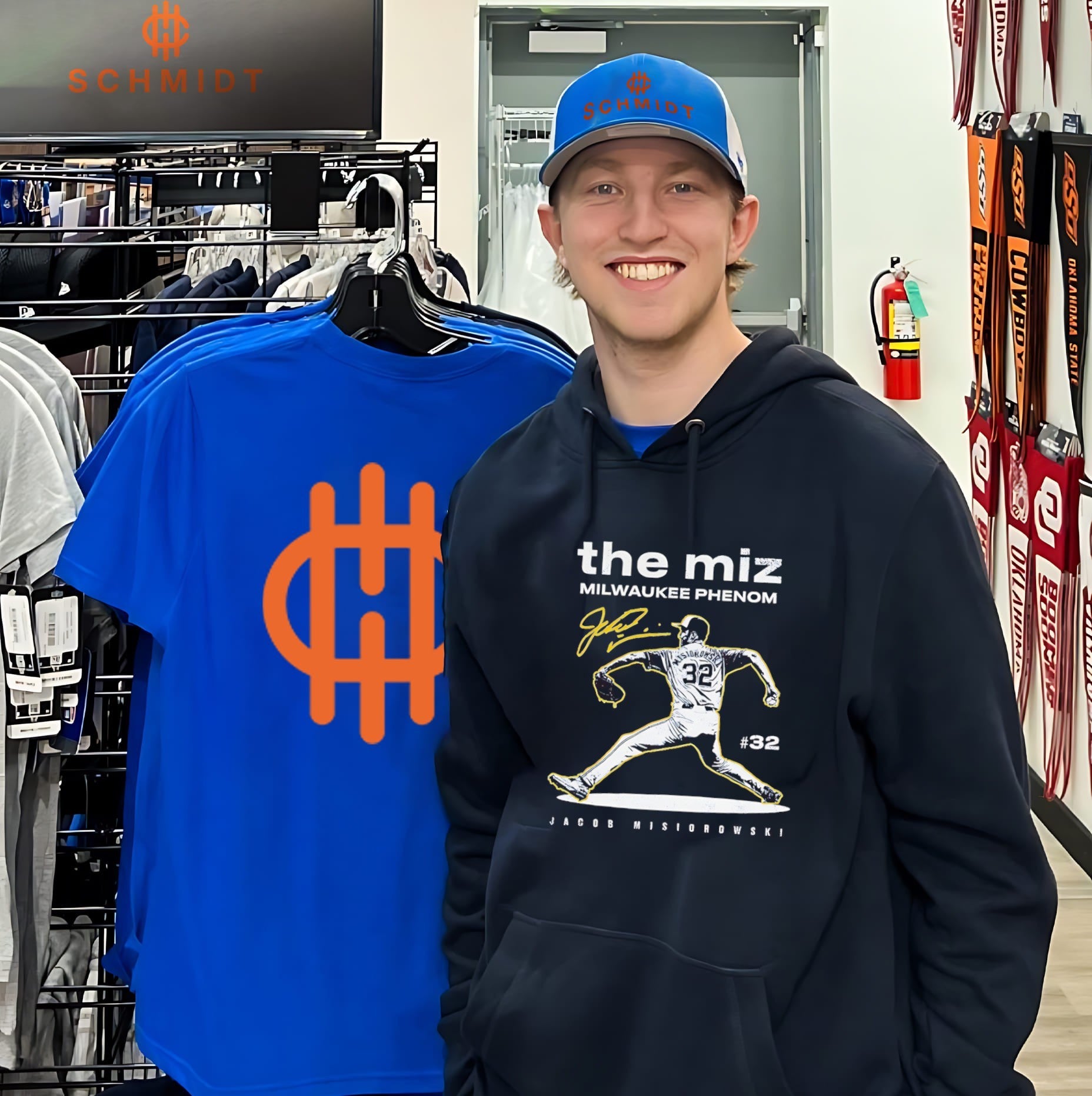 Jacob Misiorowski Milwaukee Brewers Jacob The Miz Misiorowski signature shirt