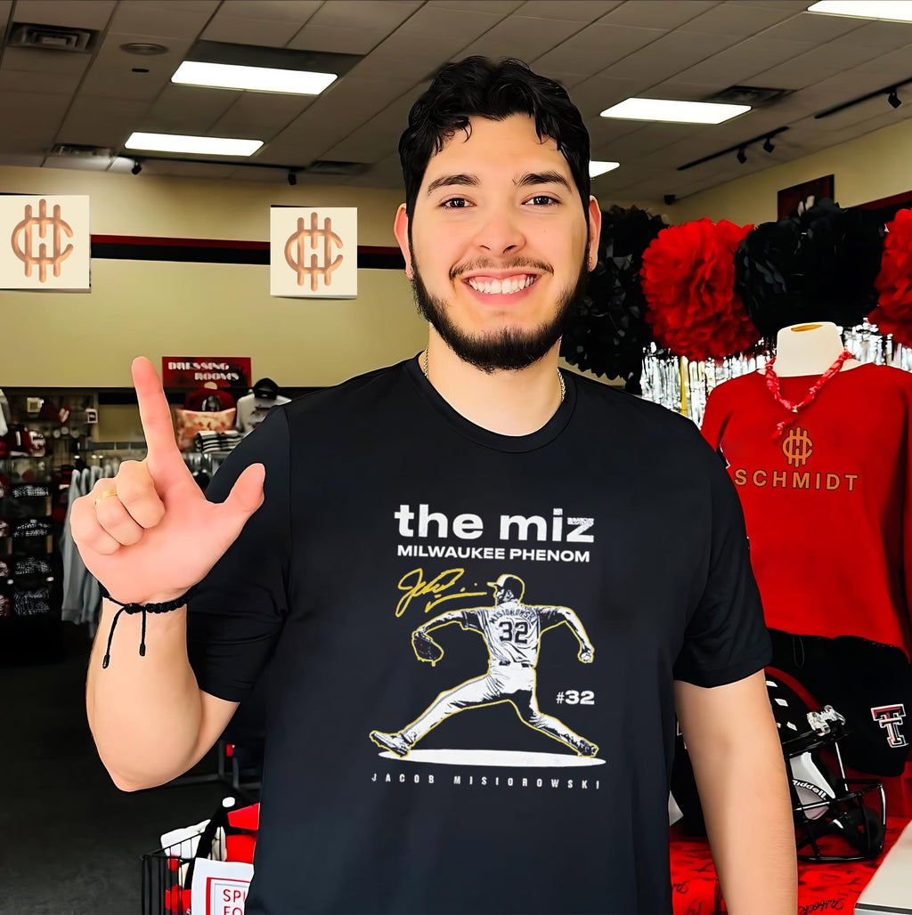 Jacob Misiorowski Milwaukee Brewers Jacob The Miz Misiorowski signature shirt