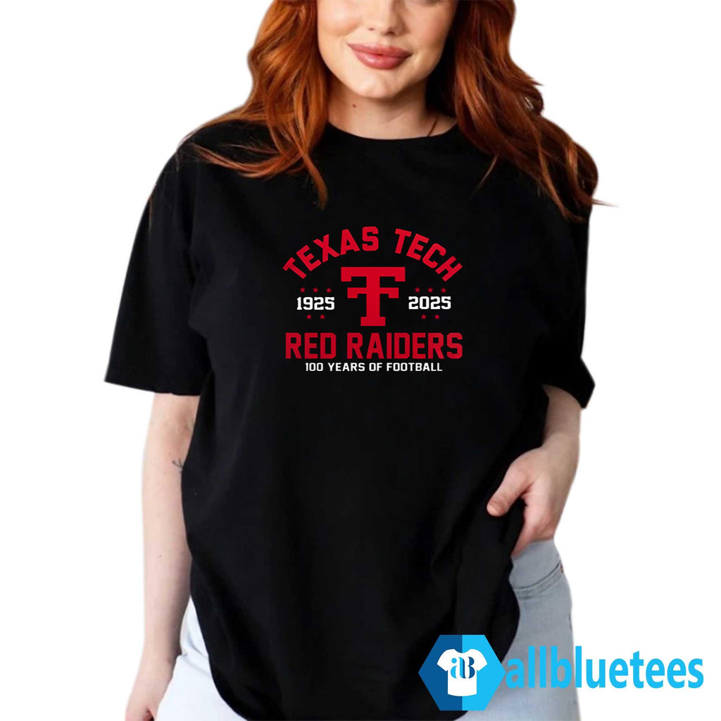 Jacob Rodriguez Texas Tech 100 Years Of Football 1925 2025 Hoodie