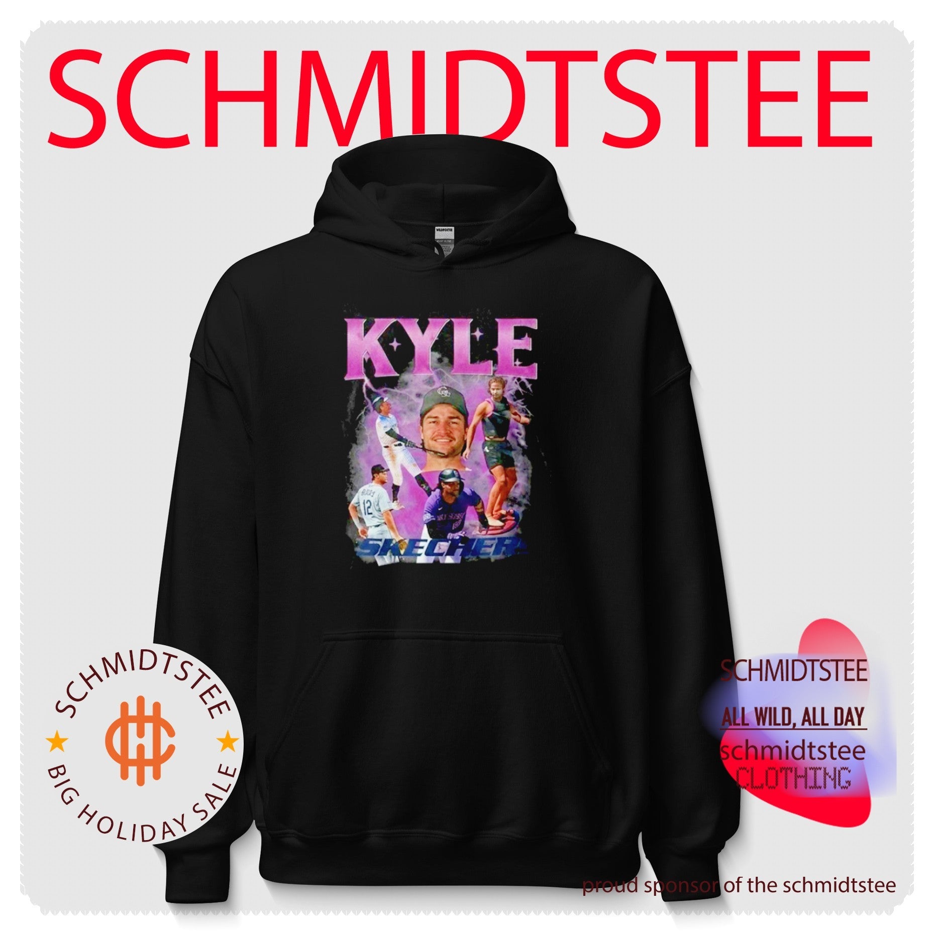 Jake McCarthy Kyle Skechers player collage shirt