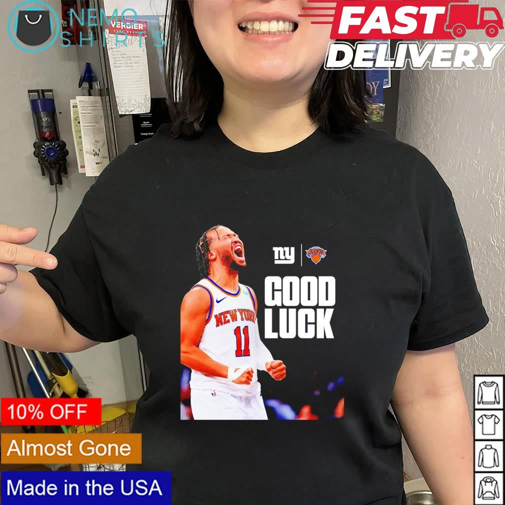 Jalen Brunson 11 New York Knicks guard good luck shirt