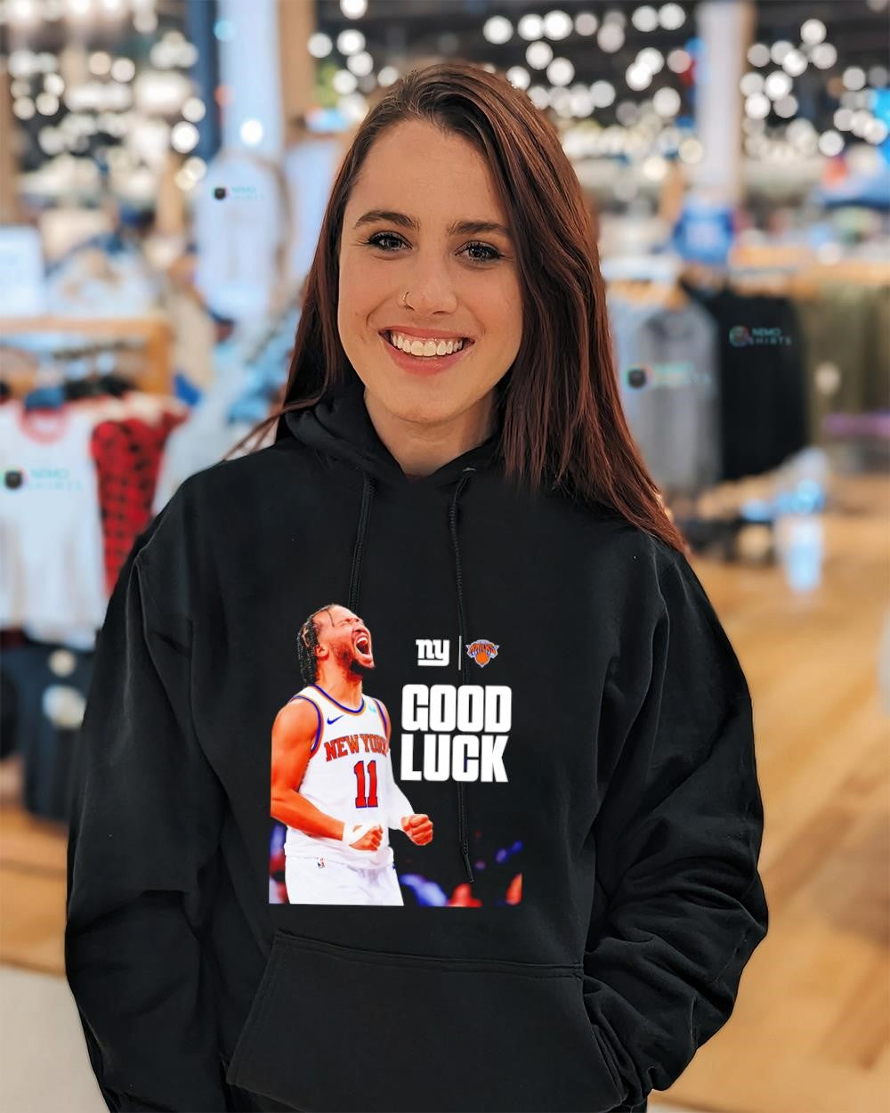 Jalen Brunson 11 New York Knicks guard good luck shirt